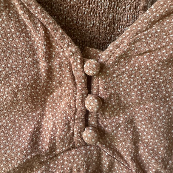 Abercrombie and Fitch Body Suit Pink V-Neck Top - Picture 3 of 4